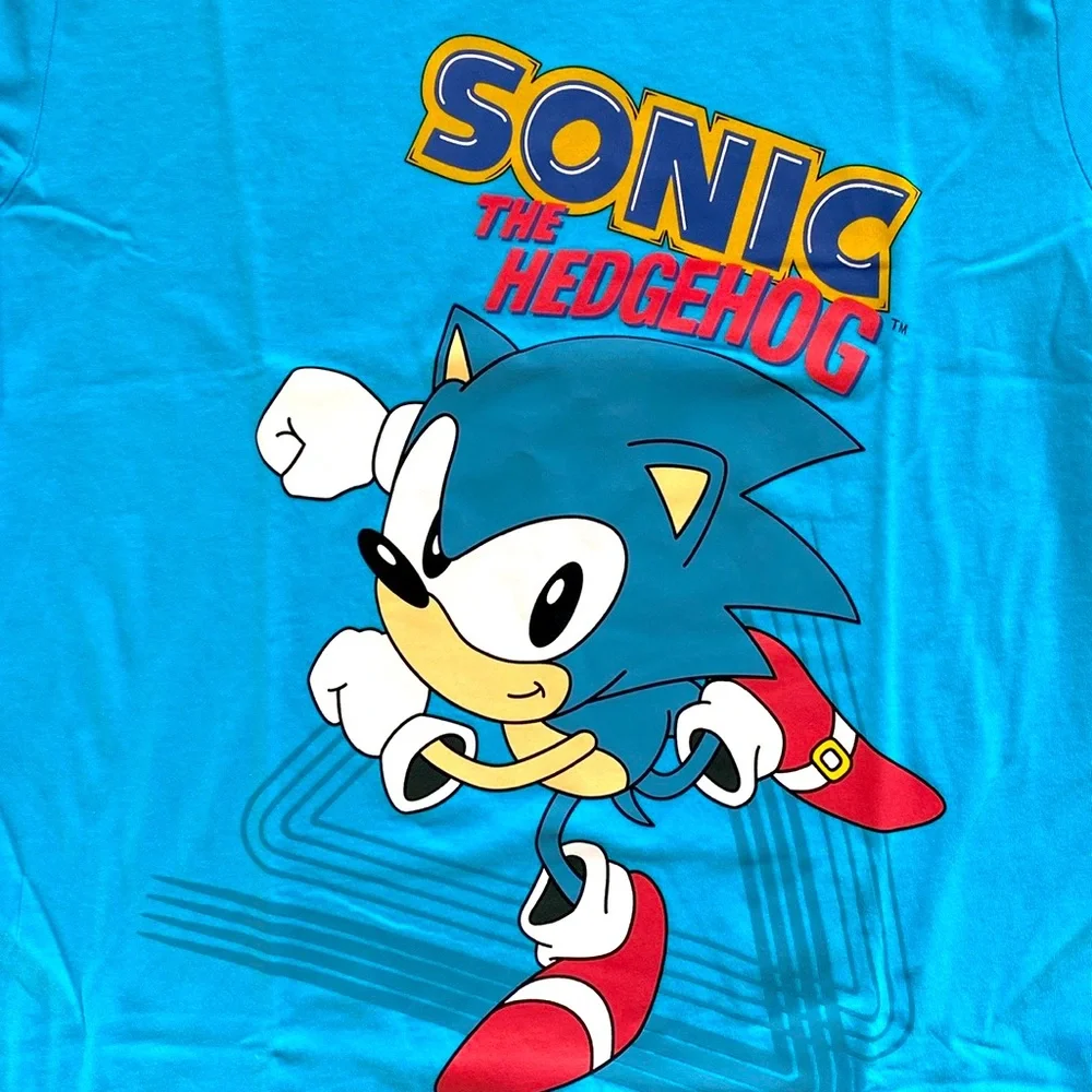 Kids Sonic The Hedgehog Sega Genesis T-Shirt - Size XXL (18) - NWT